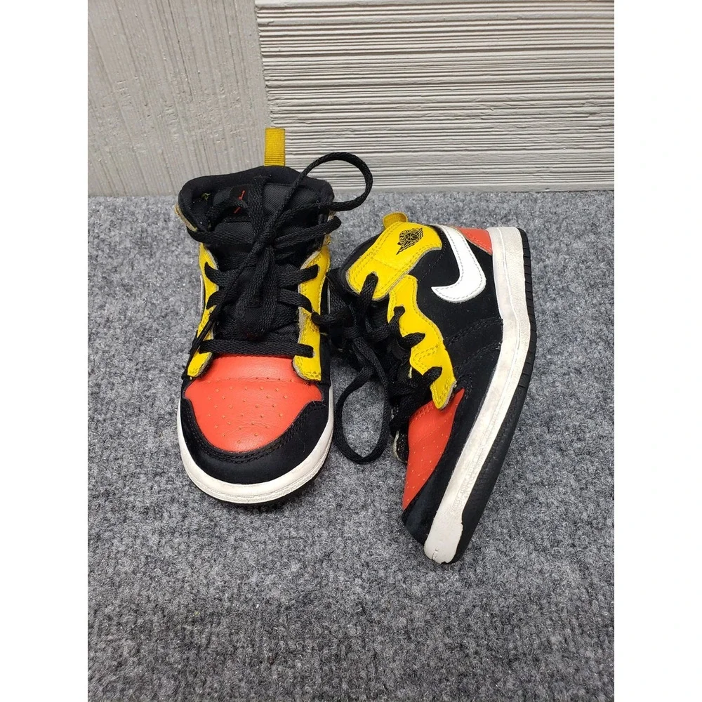 Nike Air Jordan Toddler Sneakers 9C Multicolor Lace Up Round Toe Comfort Casual